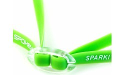 Peldbrilles ar divām svītrām Spokey SPARKI, zaļas