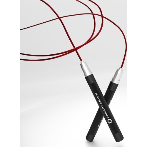 Speed Jump Rope HMS SK60, Black-Red