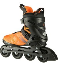 Melnas un oranžas skrituļslidas NILS Extreme NA14112 - NA14112 BLACK-ORANGE IN-LINE SKATES NILS EXTREME