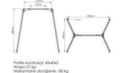 SLIM 1-station swing (rack) - MO-019 - Marbo Sport
