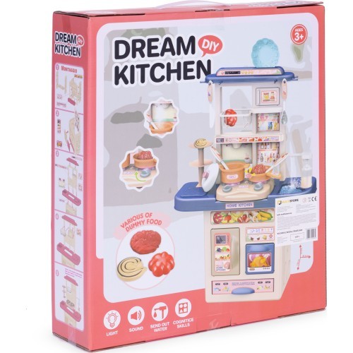 Kids kitchen sounds LED sink 10 accessories