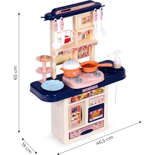 Kids kitchen sounds LED sink 10 accessories