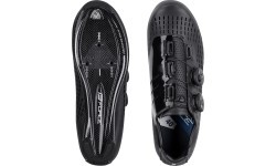 Šosejas riteņbraukšanas apavi FORCE ROAD REVOLT CARBON, izmērs 44 (melni)