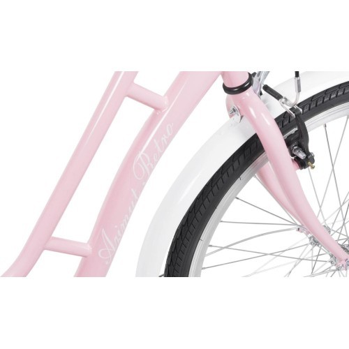 Velosipēds AZIMUT Retro 26" 2025 light pink