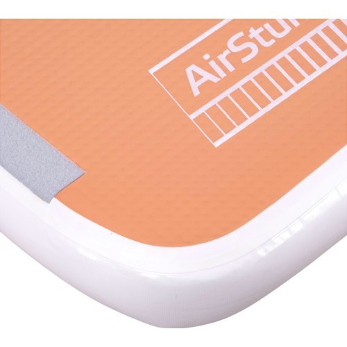 Piepūšamais vingrošanas paklājs inSPORTline Airstunt 300 x 100 x 10 cm Mocha Mousse ar rokas sūkni