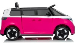 Электромобиль Volkswagen ID Buzz, розовый
