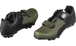 FORCE Virtuoso MTB/Gravel apavi, izmērs 39 (melns/zaļš)