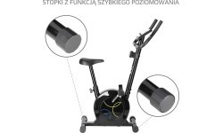 Magnētiskais velotrenažieris One Fitness RM8740, melns