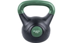 Vinila svaru bumba ar cementa pildījumu inSPORTline Vin-Bell Dark 10 kg