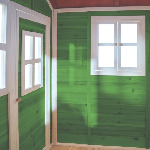 Koka rotaļu māja EXIT Loft 700 - Zaļa
