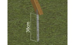 Комплект креплений EXIT (4 шт.) - для игровых домиков и качелей