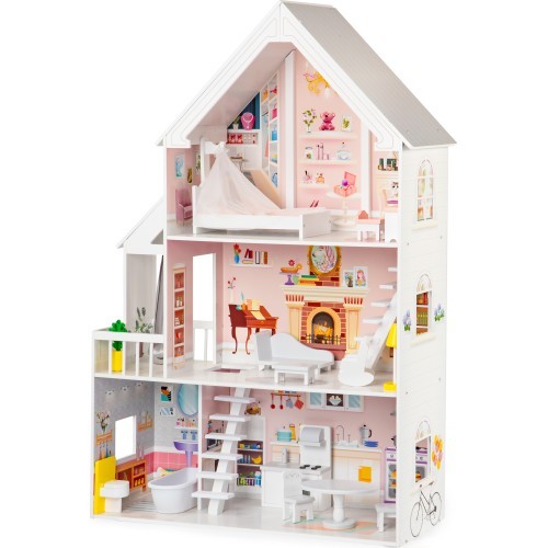 Koka leļļu māja Eco Toys Powder Mansion