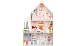 Koka leļļu māja Eco Toys Powder Mansion