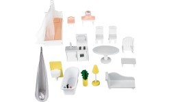 Koka leļļu māja Eco Toys Powder Mansion