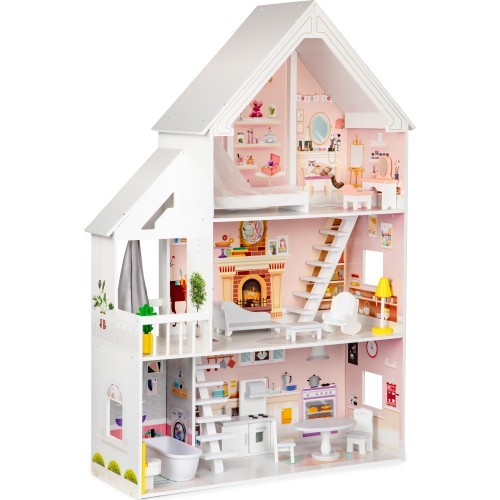 Деревянный кукольный домик Eco Toys Powder Mansion