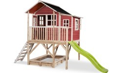 EXIT Loft 550 wooden playhouse - red