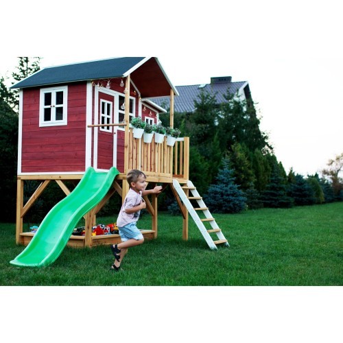 EXIT Loft 550 wooden playhouse - red