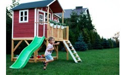 EXIT Loft 550 wooden playhouse - red