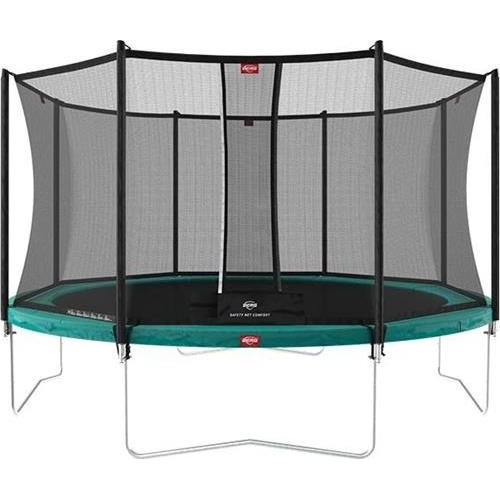 Trampoline Set BERG Favorit Regular 430 Green + Safety Net Comfort
