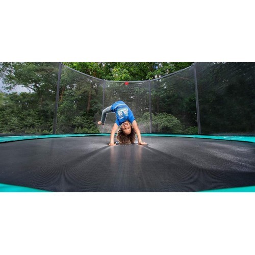 Trampoline Set BERG Favorit Regular 430 Green + Safety Net Comfort