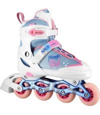 NA18168A IN-LINE SKATES WHITE РАЗМЕР S(31-34) NILS EXTREME - Princess