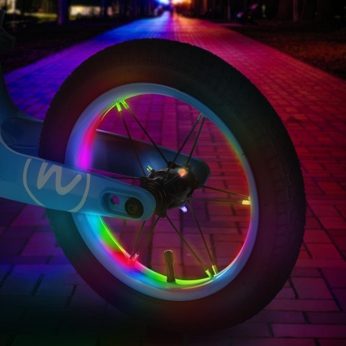 RB901 LED BALANCING BIKE 12‘’ INFLATABLE WHEELS BLUE NILS FUN