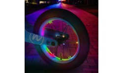 Беговел RB901 LED с 12-дюймовыми надувными колесами, синий NILS FUN