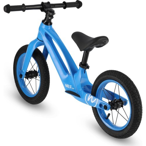Balansa velosipēds RB901 LED ar 12 collu piepūšamiem riteņiem, zils NILS FUN