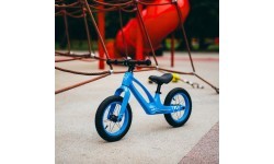 Balansa velosipēds RB901 LED ar 12 collu piepūšamiem riteņiem, zils NILS FUN
