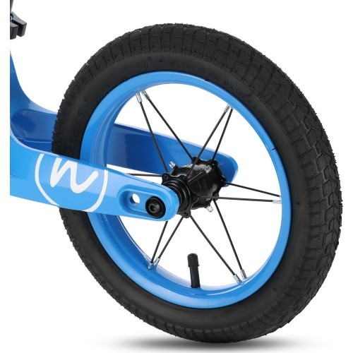Balansa velosipēds RB901 LED ar 12 collu piepūšamiem riteņiem, zils NILS FUN