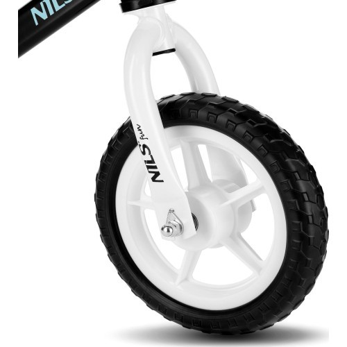 Balansa velosipēds RB134 Nils Fun ar 10 collu riteņiem, melns
