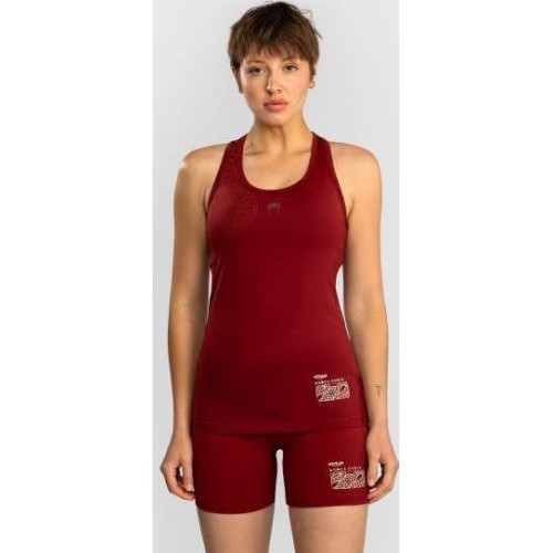 Venum Serpenti Women's Tank Top - Burgundy/Ivory