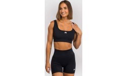 Спортивный бюстгальтер Venum Sculpt удлинённый – чёрный/белый
