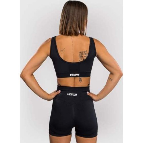 Venum Sculpt Long Sports Bra - Black/White
