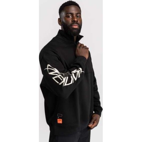 Venum Eclipse Half-Zip Sweatshirt - Black/Ivory
