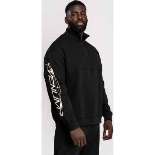 Venum Eclipse Half-Zip Sweatshirt - Black/Ivory