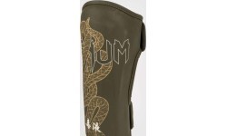 Venum Serpenti Shin Guards - Khaki/Bronze/Ivory