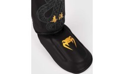 Venum Serpenti Shin Guards - Black/Silver/Gold