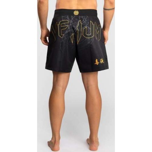 Шорты для MMA Venum Serpenti – чёрные/серебристые/золотые