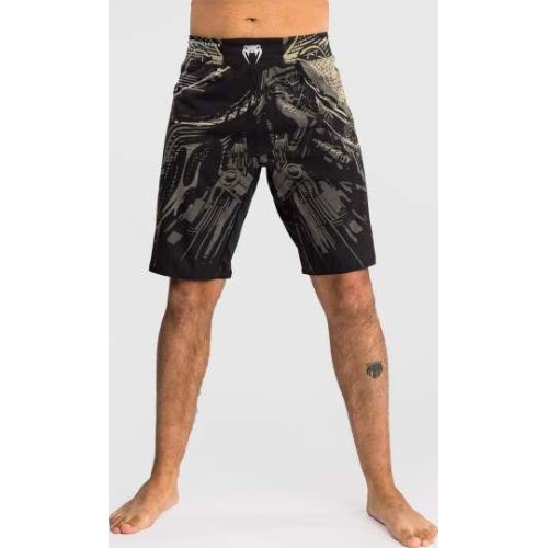 Venum Invader Fight Shorts - Black/Sand