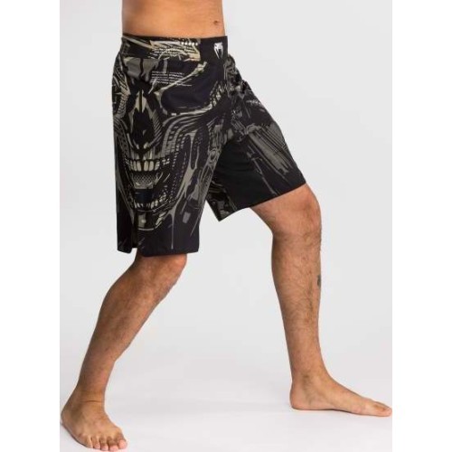 Venum Invader Fight Shorts - Black/Sand