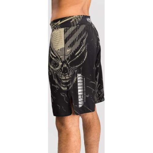 Venum Invader Fight Shorts - Black/Sand