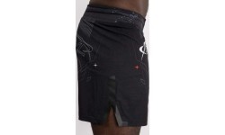 Venum Eclipse Fight Shorts - Black/Ivory