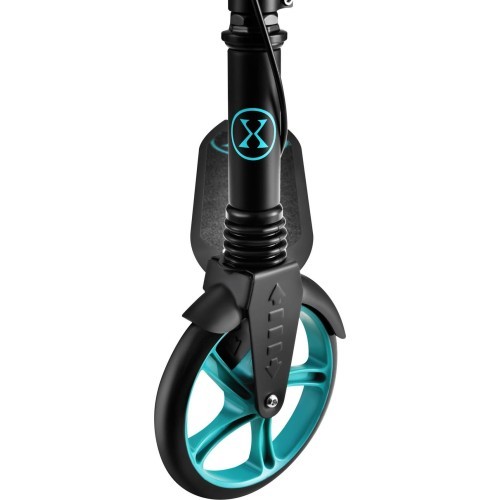Бирюзовый самокат с дисковым тормозом HM124T Nils Extreme