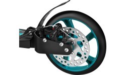 Бирюзовый самокат с дисковым тормозом HM124T Nils Extreme