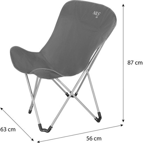 NC3051 GRAY CAMPING CHAIR NILS CAMP