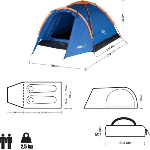 Кемпинговая палатка NC6010 Hiker NILS Camp