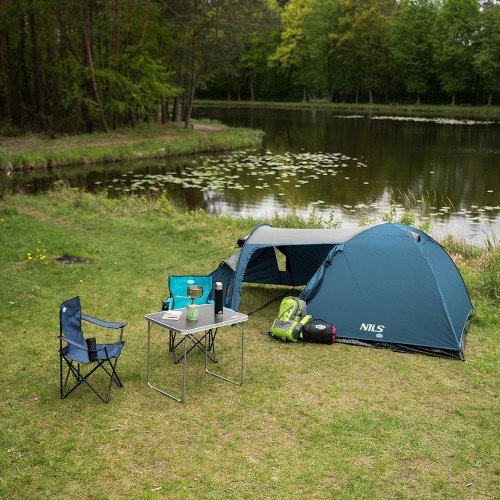 Сине-серая кемпинговая палатка NC6012 Trekker Nils Camp