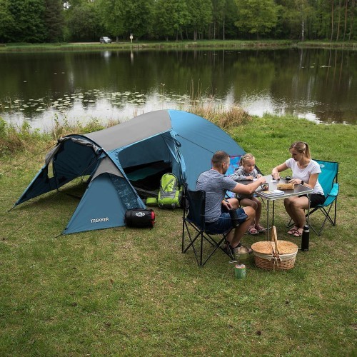 Сине-серая кемпинговая палатка NC6012 Trekker Nils Camp