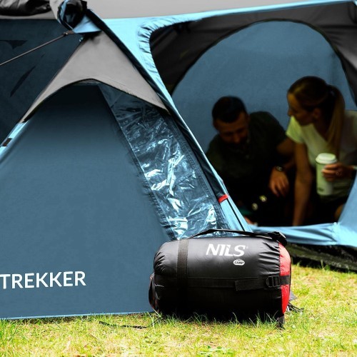 Zili pelēka kempinga telts NC6012 Trekker Nils Camp